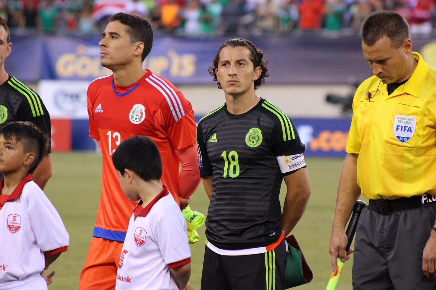 Andrés Guardado con la Selección Mexicana en la Copa Oro 2015