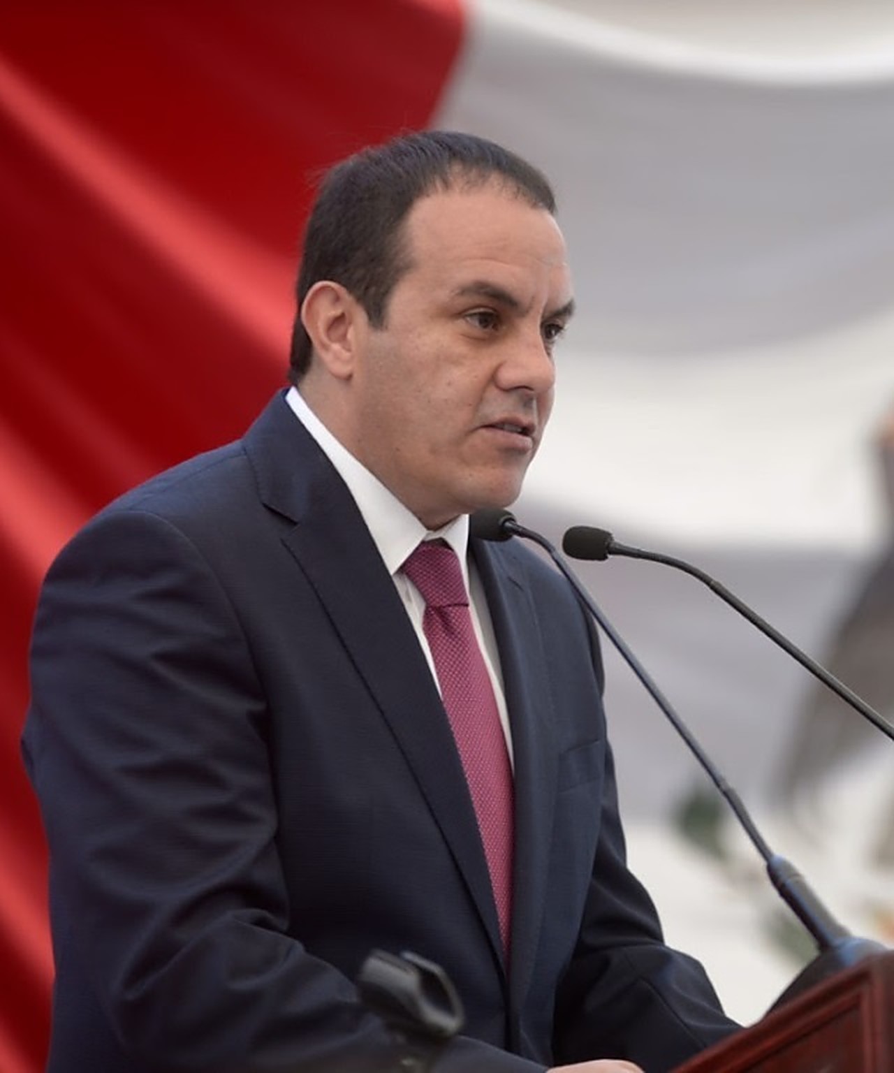 Cuauhtémoc Blanco en un acto público, enero de 2024