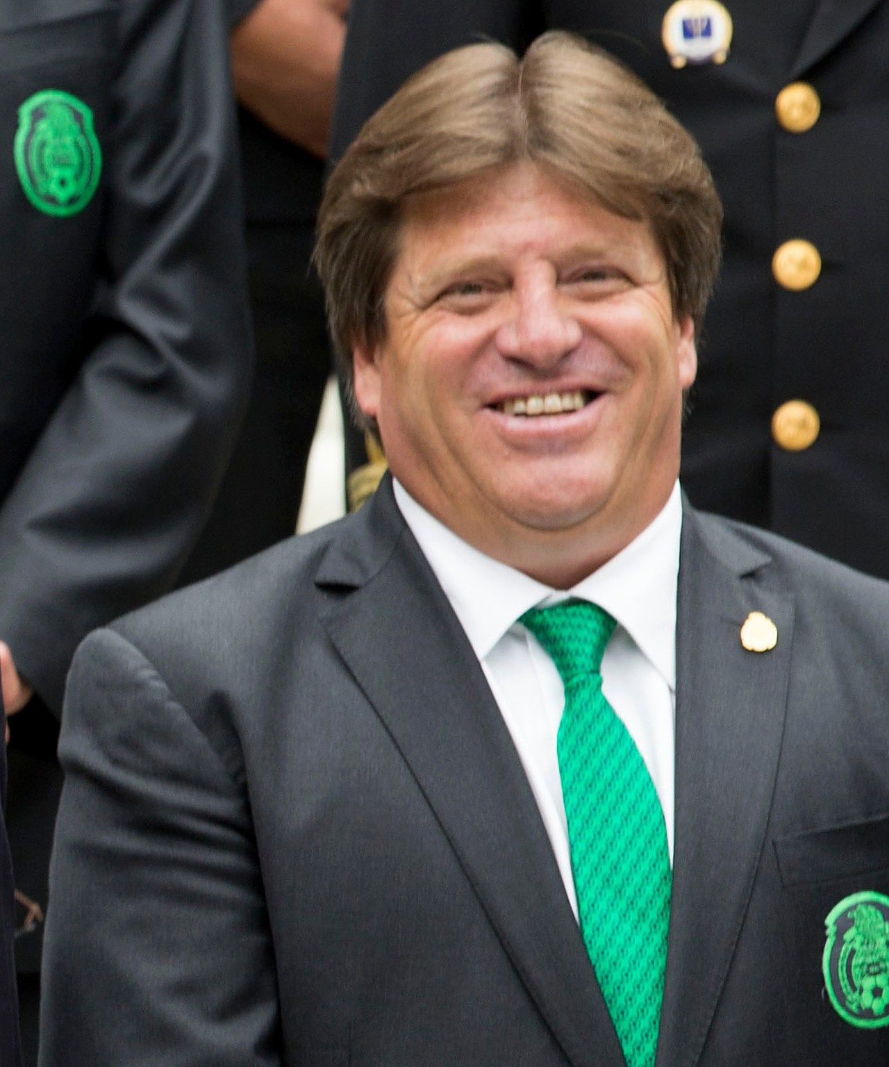 Miguel Herrera como seleccionador de México, en julio de 2014